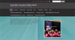 Desktop Screenshot of immaculateconceptionbr.org